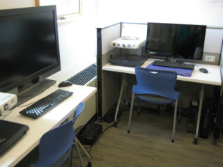 Accessible Testing Station at the Testing Center